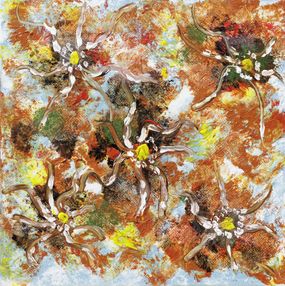 Gemälde, Tentacules - Abstraction texturée, Jouane