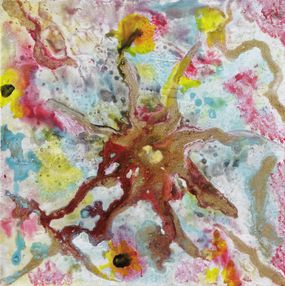 Gemälde, Abstrait Or - Abstraction texturée, Jouane