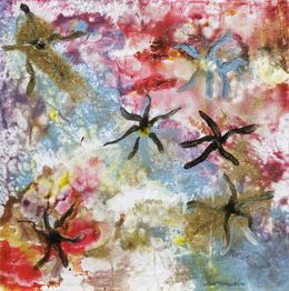 Peinture, Etoiles de mer - Abstraction texturée, Jouane