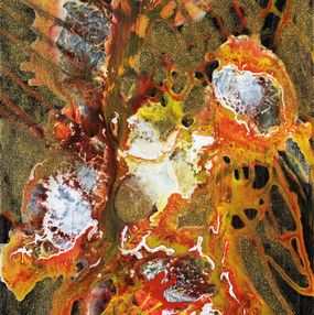 Painting, Introspection - Abstraction texturée, Jouane
