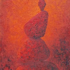 Painting, Équilibre illusoire 68, Françoise Utrel