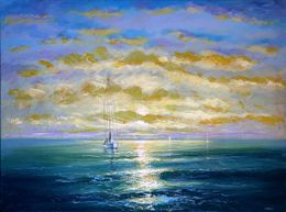 Gemälde, Sea Serenity, Rakhmet Redzhepov (Ramzi)