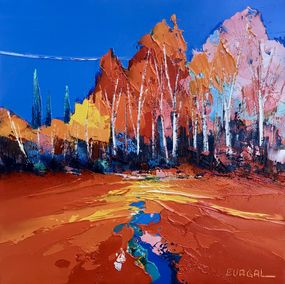 Painting, Les bouleaux, Eurgal