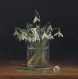 Gemälde, Snowdrops, Irina Trushkova