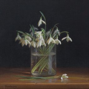 Gemälde, Snowdrops, Irina Trushkova