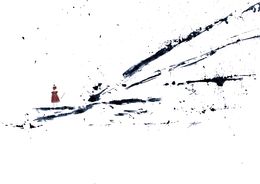 Gemälde, Ecriture végétale N°2 - Eclaboussures, Aurélie Trabaud