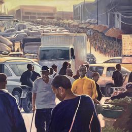 Painting, Bafoussam, Matthieu Delfini