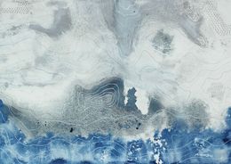 Painting, De Feu et de Cendres - Cercle polaire, Aurélie Trabaud