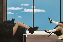 Painting, Cat Therapy, Nataliya Bagatskaya