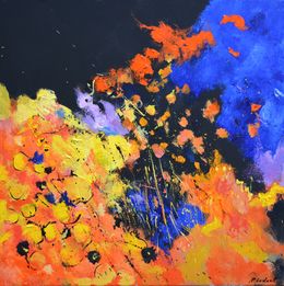 Painting, Butterflies dance, Pol Ledent