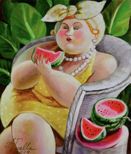 Peinture, Watermelon Sedaction, Anna Varella