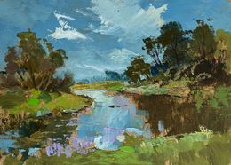 Gemälde, The Winding River, Suprunchuk Yuriy