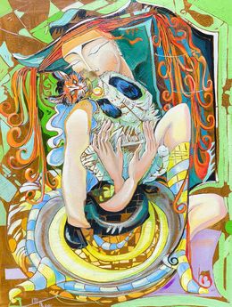 Painting, The Embrace of Whimsy, Anahit Mirijanyan
