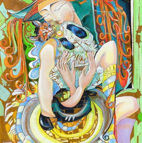 Gemälde, The Embrace of Whimsy, Anahit Mirijanyan
