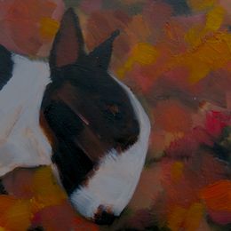 Gemälde, Among Flowers, Ray Richardson