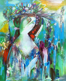 Painting, Crowned by Nature, Seyran Gasparyan