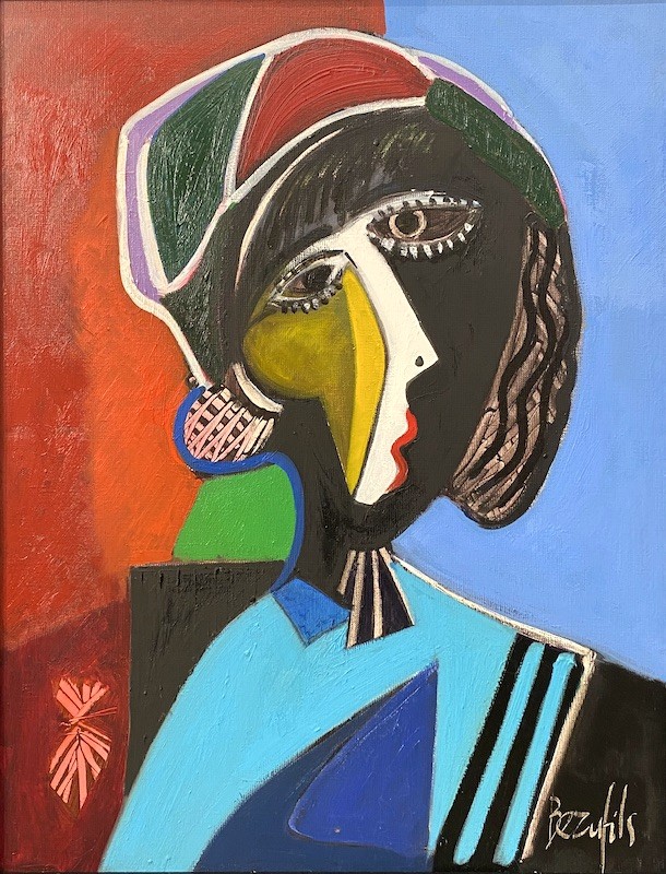 Jean-Luc Beaufils, Portrait de femme cubiste Jean-Luc Beaufils, Portrait de femme cubiste