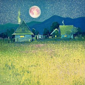 Painting, Moonlit Silence, Andrii Kovalyk