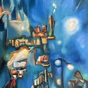 Gemälde, Enigma in Blue, Olga McNamara