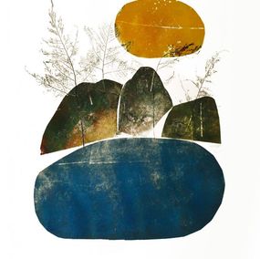 Print, Jardin Zen 1, Monotype, Véronique Duflot