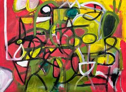 Painting, Improvisación, Enrique Pichardo