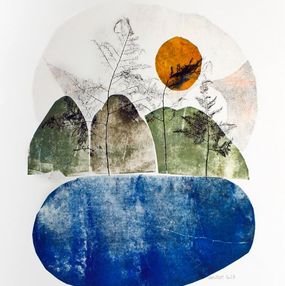 Print, Jardin Zen 2, Monotype, Véronique Duflot