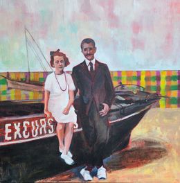 Gemälde, Excursion - Série habit de scène, Alexandra Chauchereau