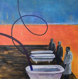 Gemälde, H2O, Alexandra Chauchereau