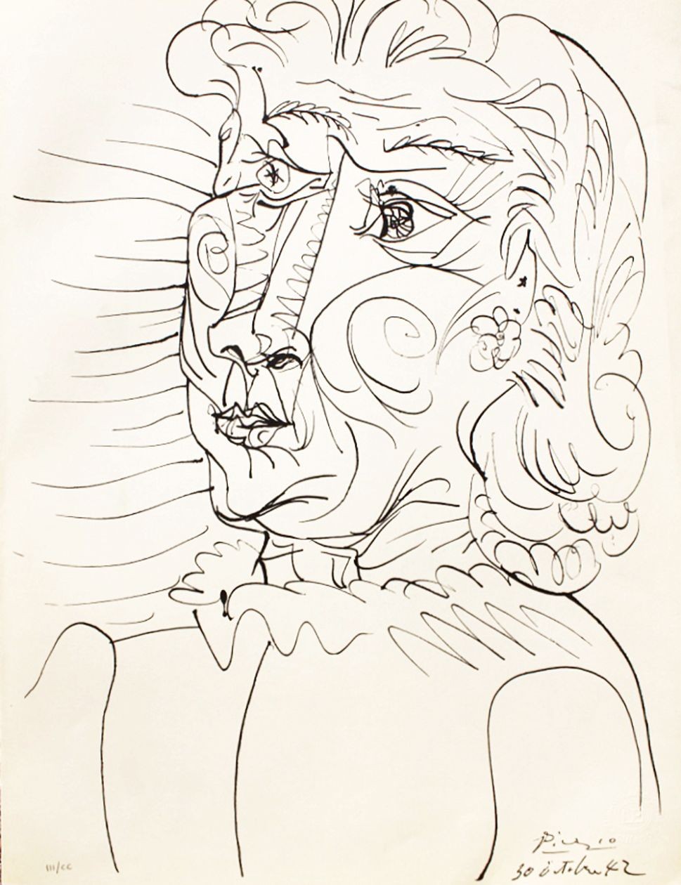 Pablo Picasso, Tete de femme Pablo Picasso, Tete de femme