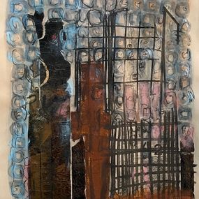 Gemälde, Après la gare, Sylvia Elharar-Lemberg