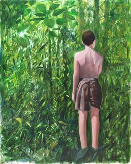 Peinture, Lost in paradise, origin., Patrick Santoni