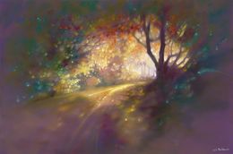 Painting, Autumn Calling, Gill Bustamante