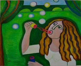 Gemälde, Bubblesémoi 1, Isafara