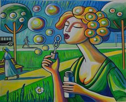 Gemälde, BubbleSémoi 3, Isafara