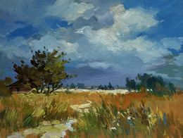 Painting, The sun shines through the clouds, Suprunchuk Yuriy