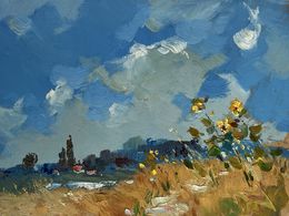 Painting, Sunflowers reach for the sky, Suprunchuk Yuriy
