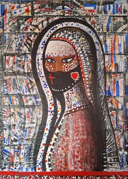 Painting, African Queen, Kjell Fagerheim