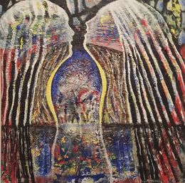 Peinture, Mountains are dancing, Kjell Fagerheim