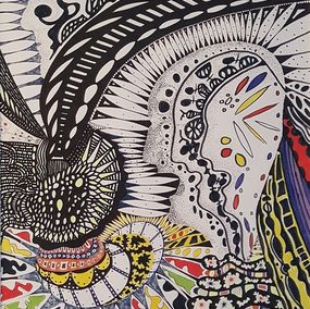 Gemälde, Knock out , but get up again, Kjell Fagerheim