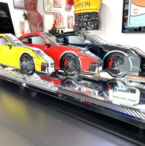 Sculpture, Porsche 911 Gulf, Fred Meurice