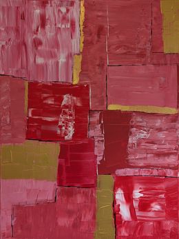 Peinture, Golden Pink, Abstractenburger
