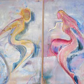 Gemälde, Reflected in You (Diptych), D'Andra Buchanan