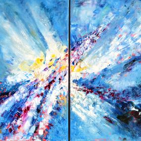 Gemälde, Everything at Once (Diptych), D'Andra Buchanan