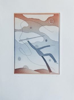 Print, De fil en aiguille, Jean-Michel Folon