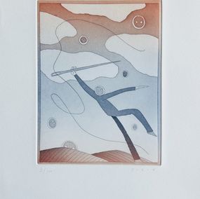 Print, De fil en aiguille, Jean-Michel Folon