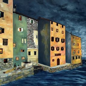 Peinture, Pueblo costero, Clara Duch