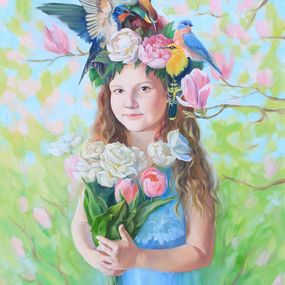Gemälde, Spring, Anna Schill