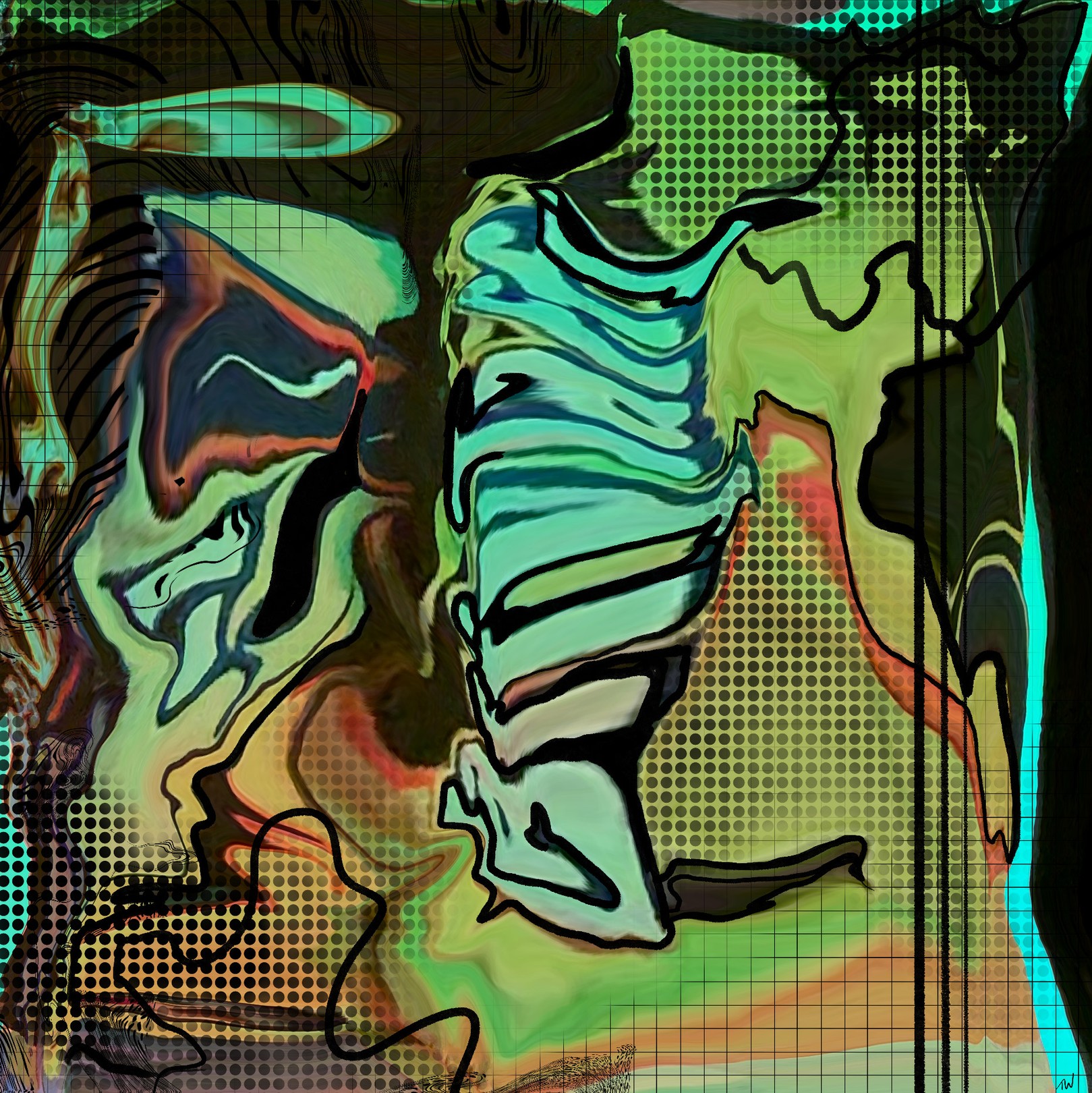 Thea Wolf Art, Camo Thea Wolf Art, Camo