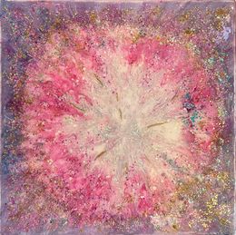 Peinture, Cœur chamanique, Charlotte Orel