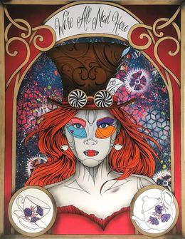 Peinture, We're All Mad Here, Caro Graffiti